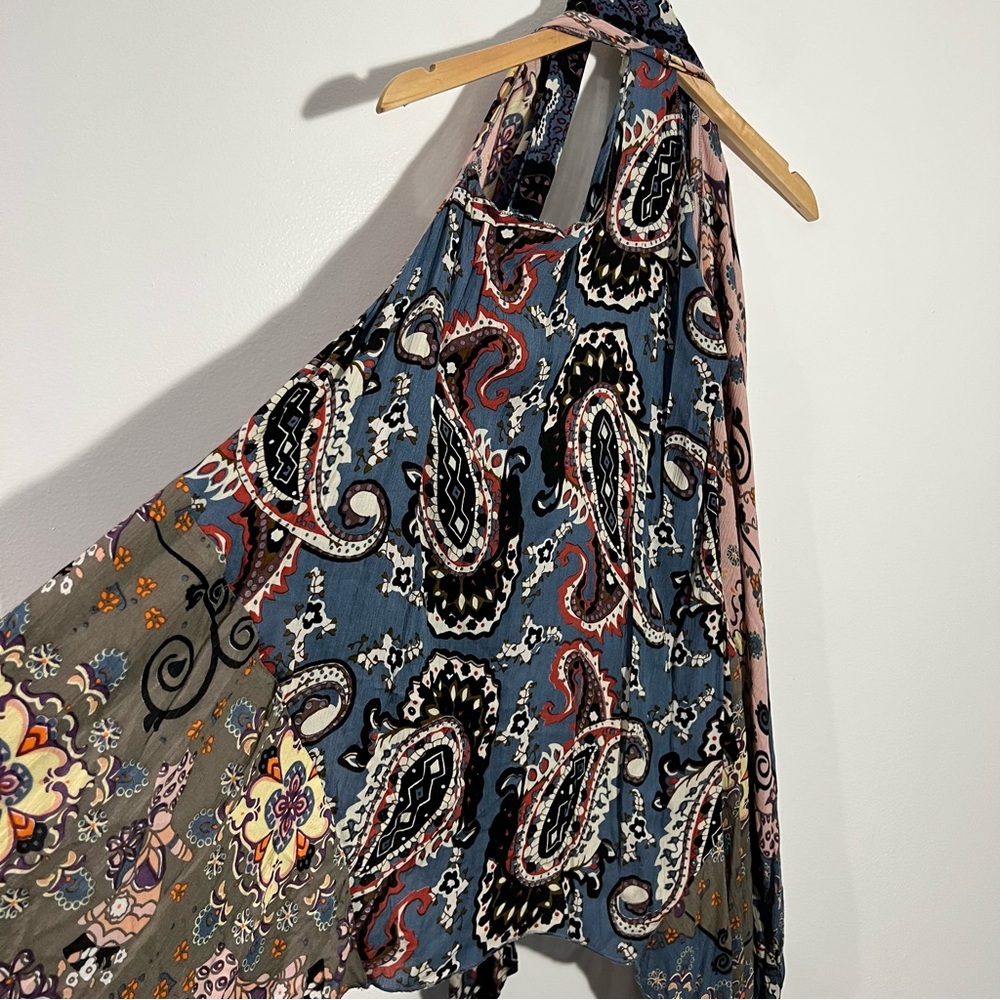 Free People Little Wing Mix Print Kimono One Size - Picture 8 of 9